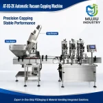 Fully Automatic Vacuum Twist-off Capping Machine 3600BPH 3-Head AT-XG-ZK Linear High Speed for Glass Jars - Main image 3