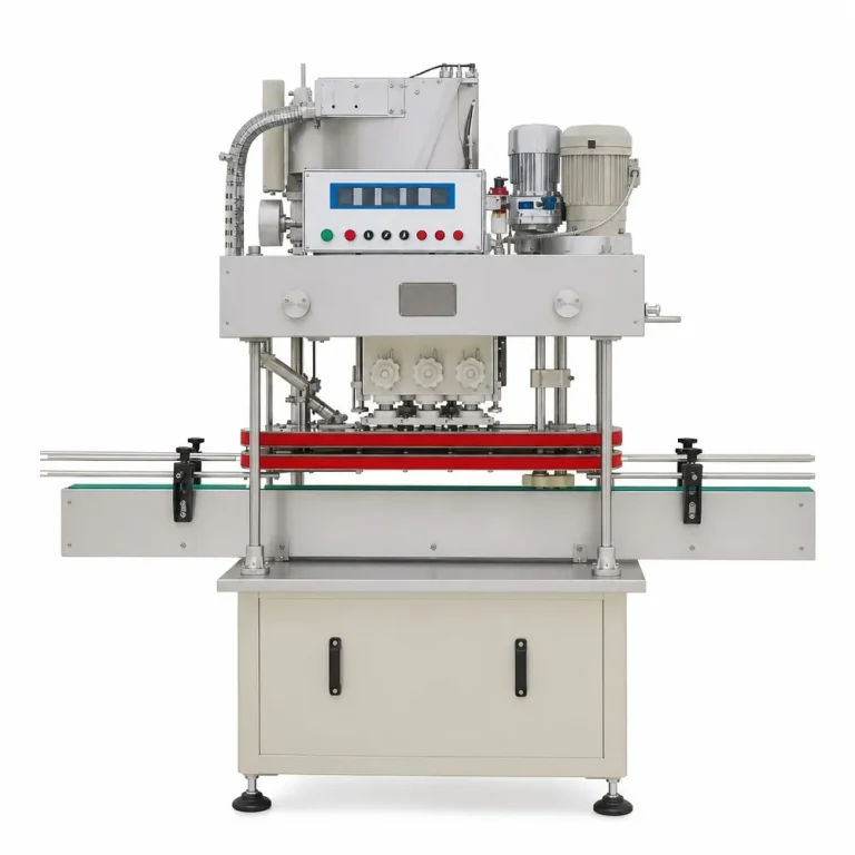 Fully Automatic High-Speed Belt Capping Machine 5400BPH Linear Type AT-XG Continuous Capper for Round Jars - Main image 1