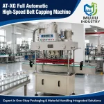 Fully Automatic High-Speed Belt Capping Machine 5400BPH Linear Type AT-XG Continuous Capper for Round Jars - Main image 4