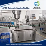 Automatic 1-Head Three-Knife Capping Machine 60BPM AT-SG Industrial Bottle Capper for Metal Caps - Main image 4