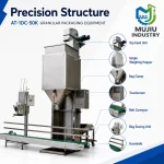 Automatic 5-50kg Granular Weighing and Filling Packaging Line AT-1DC-50K Integrated Bagging Machine for Grains Seeds Beans - Main image 3