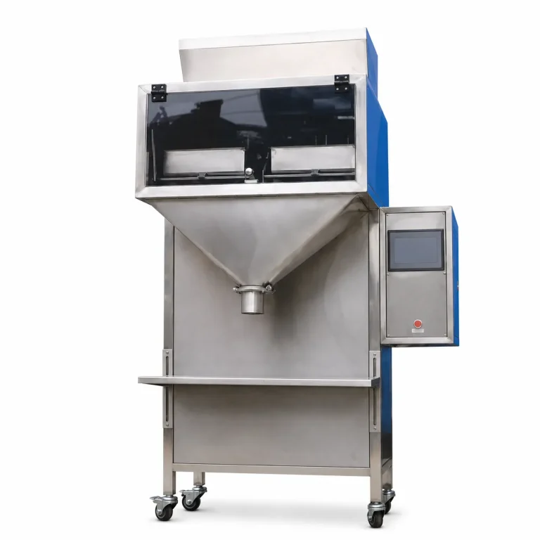 Semi-Automatic 2kg Granule Weighing Machine AT-2DC-2K Double Hopper Granular Filler for Grains Seeds Beans - Main image 1