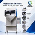 Semi-Automatic 2kg Granule Weighing Machine AT-2DC-2K Double Hopper Granular Filler for Grains Seeds Beans - Main image 3