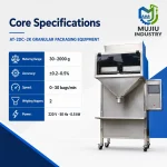 Semi-Automatic 2kg Granule Weighing Machine AT-2DC-2K Double Hopper Granular Filler for Grains Seeds Beans - Main image 5