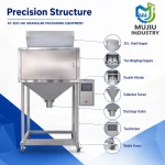 Semi-Automatic 6kg Granular Weighing Machine AT-2DC-6K Large Volume 25L Pouch Filler for Grains Seeds Beans - Main image 3