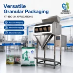 High Speed 50BPM Semi-Automatic 2kg Four-Hopper Granule Weighing Machine AT-4DC-2K for Seeds Grains Beans - Main image 4