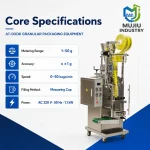 Automatic 1-50g Small Pouch Granule Packaging Machine AT-DXDK VFFS Roll Film Bagging Machine for Seeds Sugar Beans - Main image 5