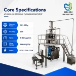 MUJIU High Speed Automatic 100-500g Multihead Weigher Vertical Granule Packaging Machine AT-DXDK-350 for Seeds Grains - Main image 5