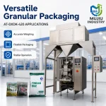 Automatic 2kg Four-Hopper Granule Packaging Machine AT-DXDK-420 VFFS Roll Film Bagging Machine for Rice Seedsxq - Main image 4