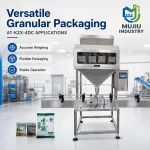 MUJIU High Accuracy 1g Four-Head Automatic Inline Granular Filling Machine AT-KZX-4DC for Commodity Seeds Beans Bottles - Main image 4