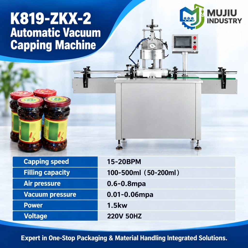 K819-ZKX-2 Automatic Vacuum Capping Machine - Main image 4