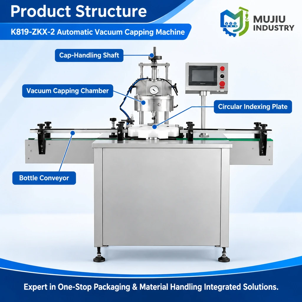 K819-ZKX-2 Automatic Vacuum Capping Machine - Main image 5