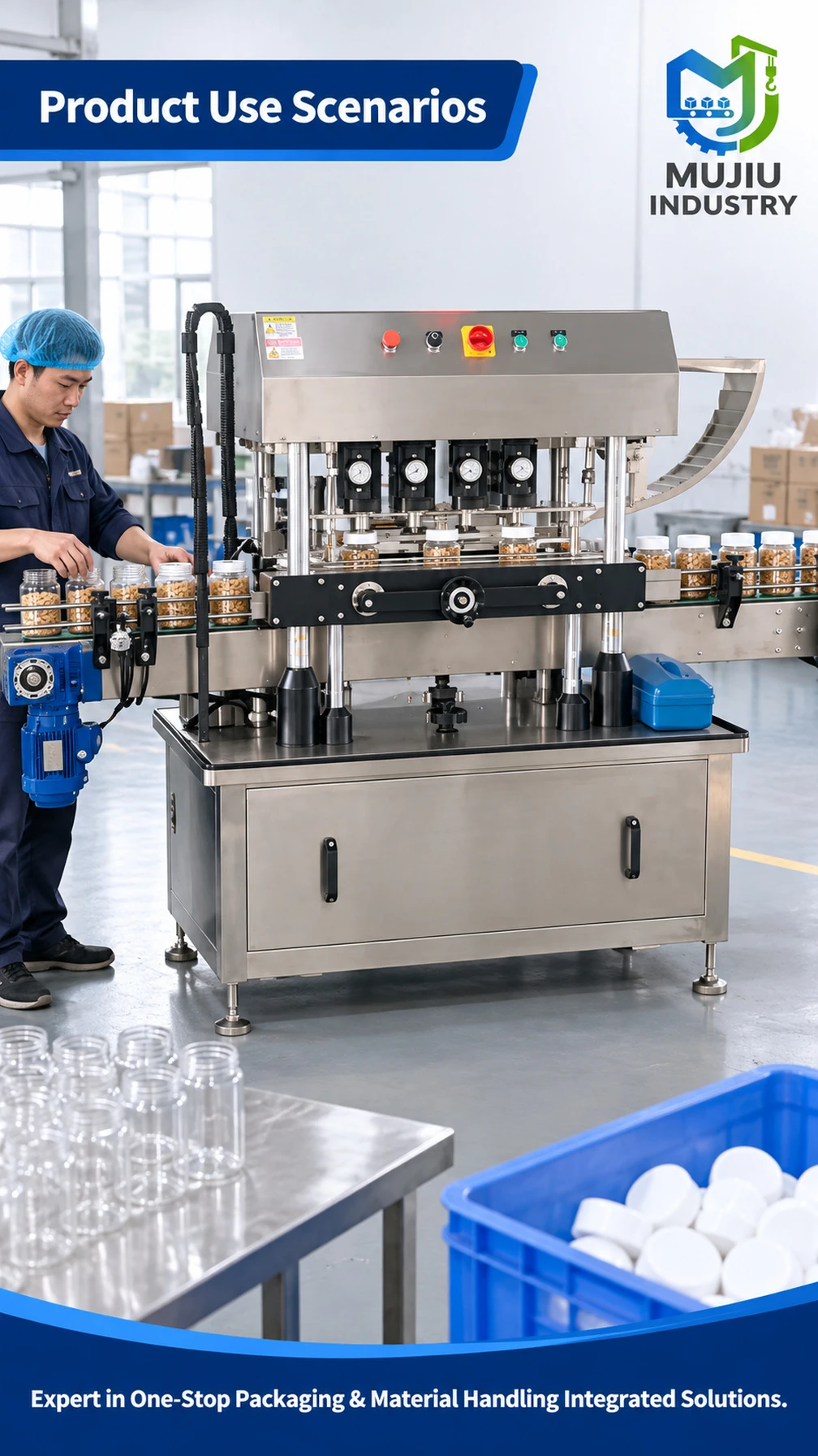 K819-CG-150 Friction-Wheel Bottle Capping Machine - Detail image 5