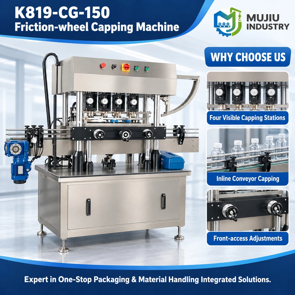 K819-CG-150 Friction-Wheel Bottle Capping Machine - Main image 3
