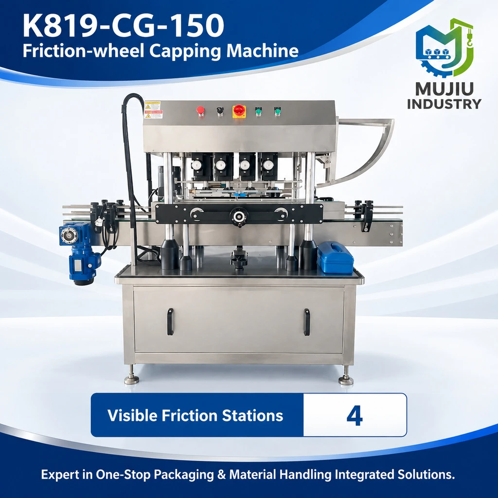 K819-CG-150 Friction-Wheel Bottle Capping Machine - Main image 5