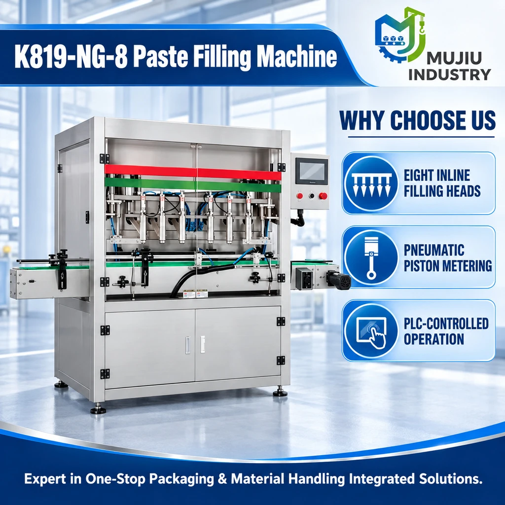 K819-NG-8 Eight-Head Piston Paste Filling Machine - Main image 3