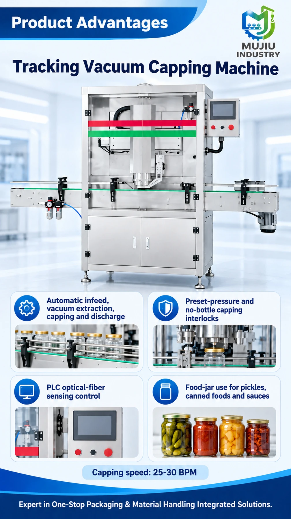 KS-001 Tracking Vacuum Capping Machine - Detail image 2