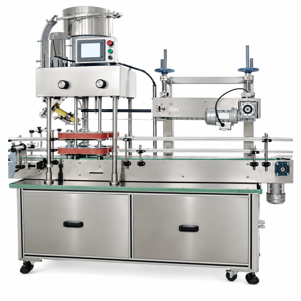 KS-007 Linear Crawler Cap Pressing Machine - Main image 1