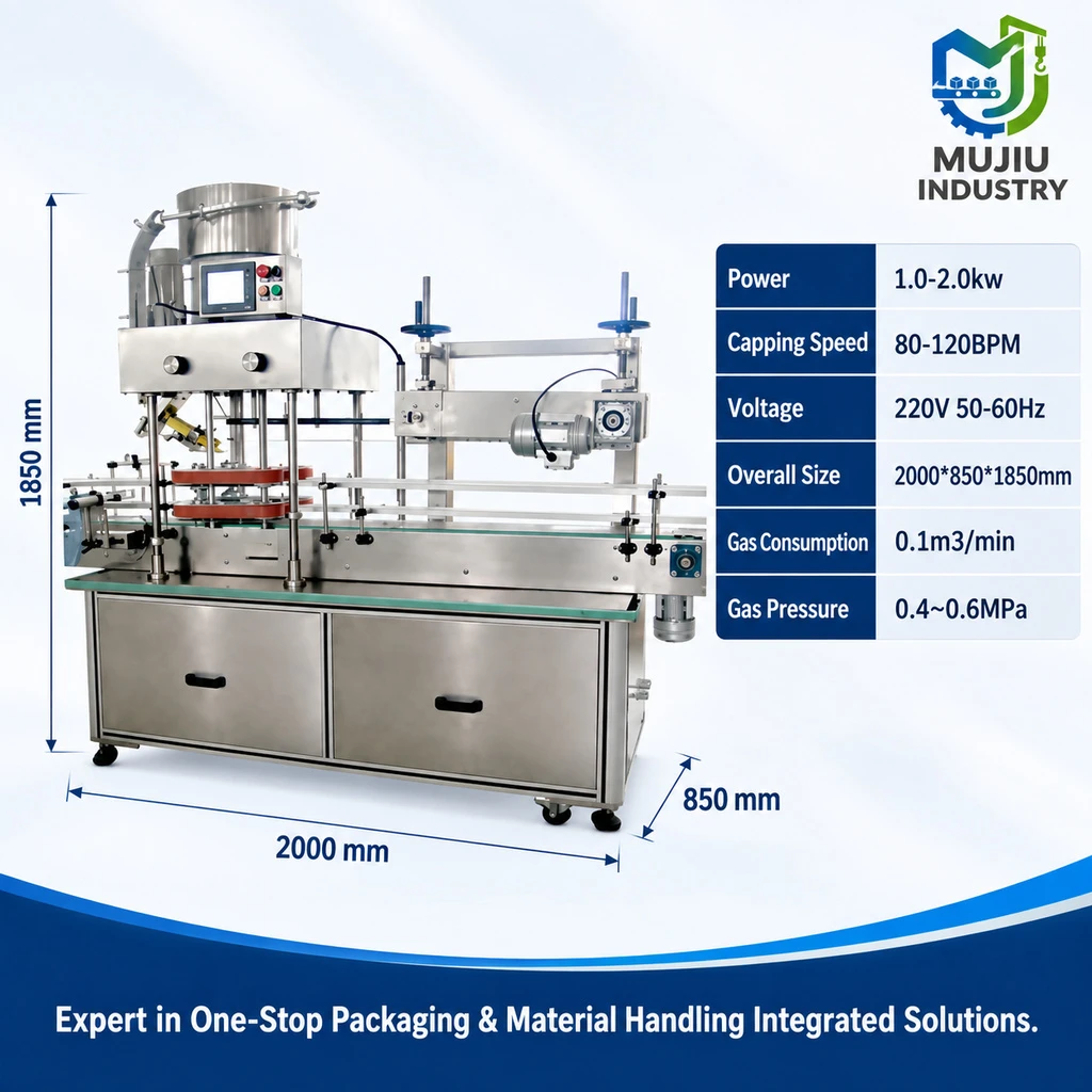 KS-007 Linear Crawler Cap Pressing Machine - Main image 4