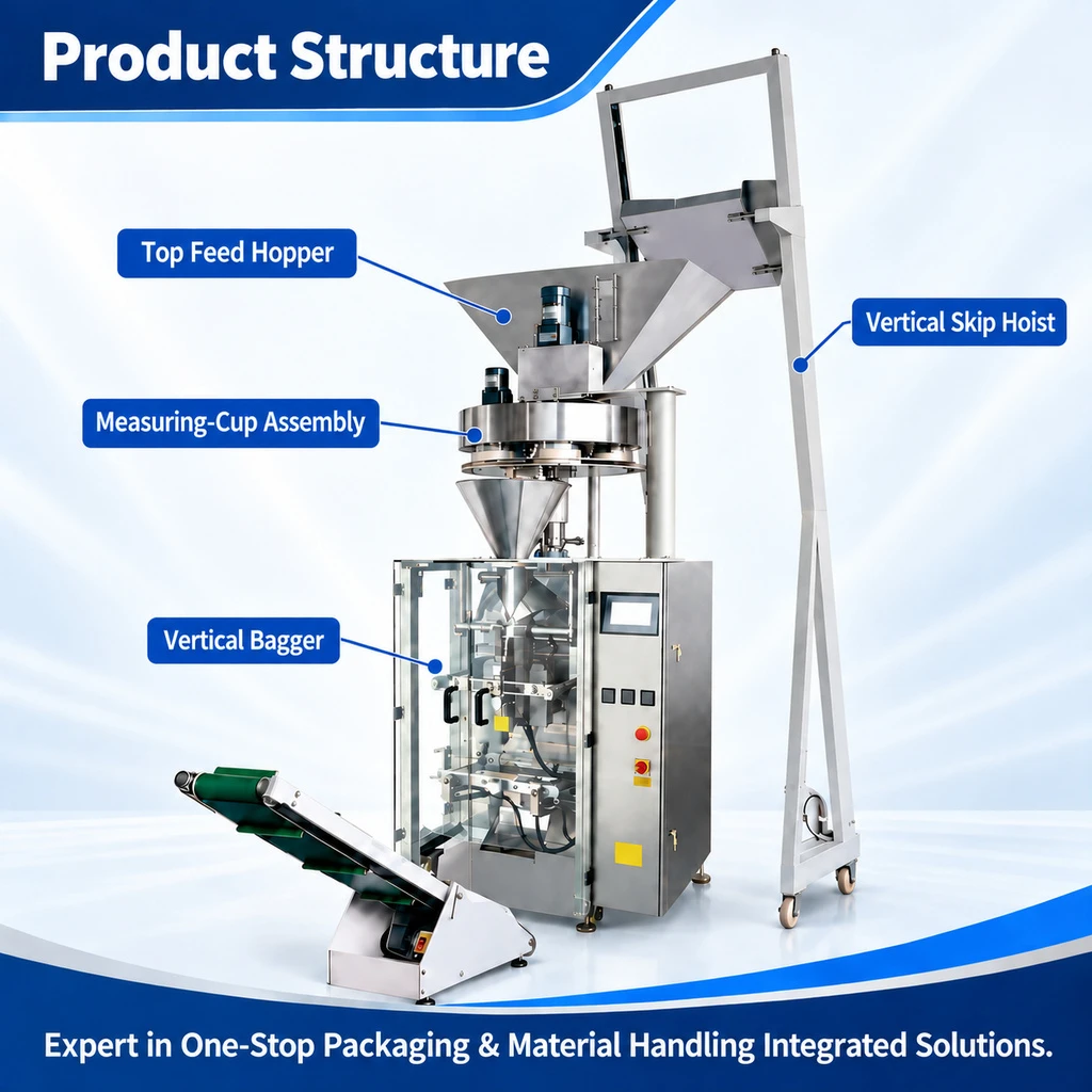 CYL-420 / CYL-520 Measuring-Cup Granule Packaging Machine - Main image 5