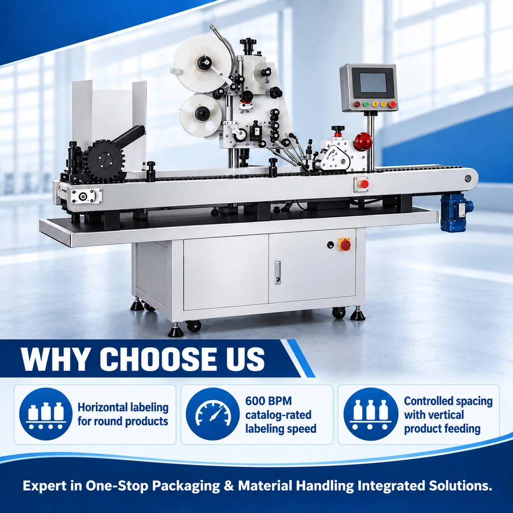 KS-0013 Horizontal Round Bottle Labeling Machine - Main image 3