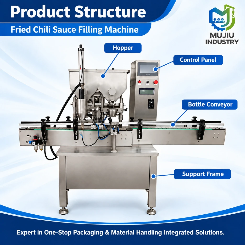 KS-006 Screw-Dosing Chili Sauce Filling Machine - Main image 3