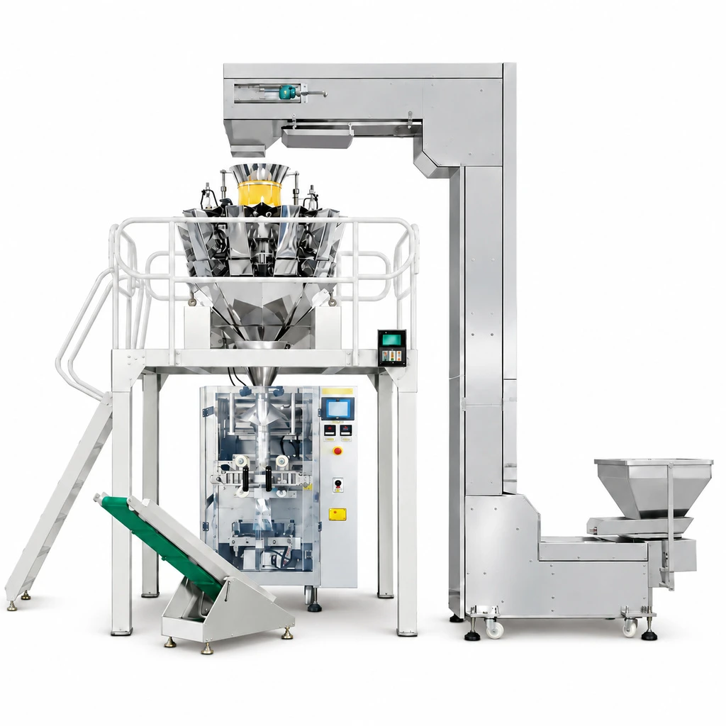 CYL Series Vertical Packaging Machine with Multihead Weigher - Main image 1