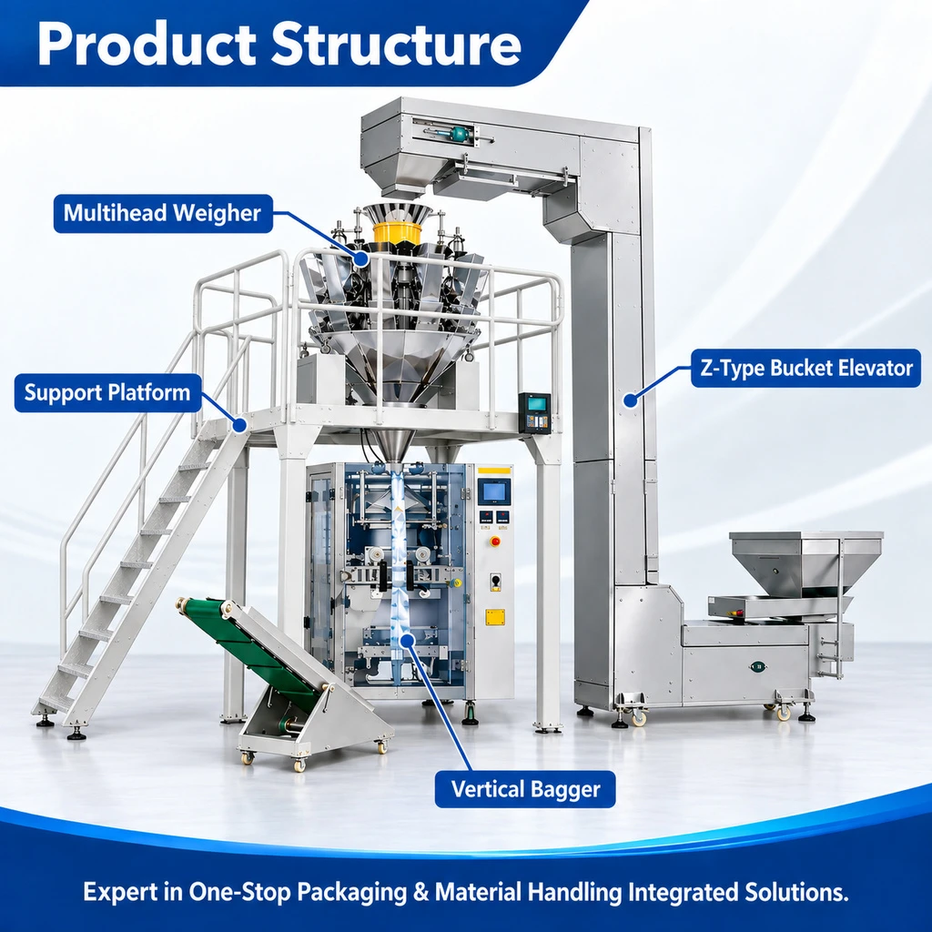 CYL Series Vertical Packaging Machine with Multihead Weigher - Main image 3