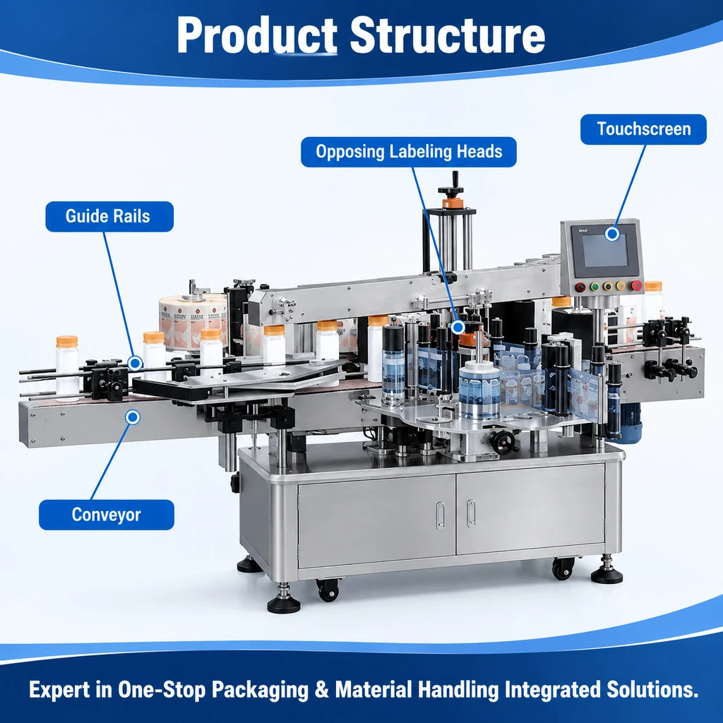 CF-03 Double-Sided Bottle Labeling Machine - Main image 3