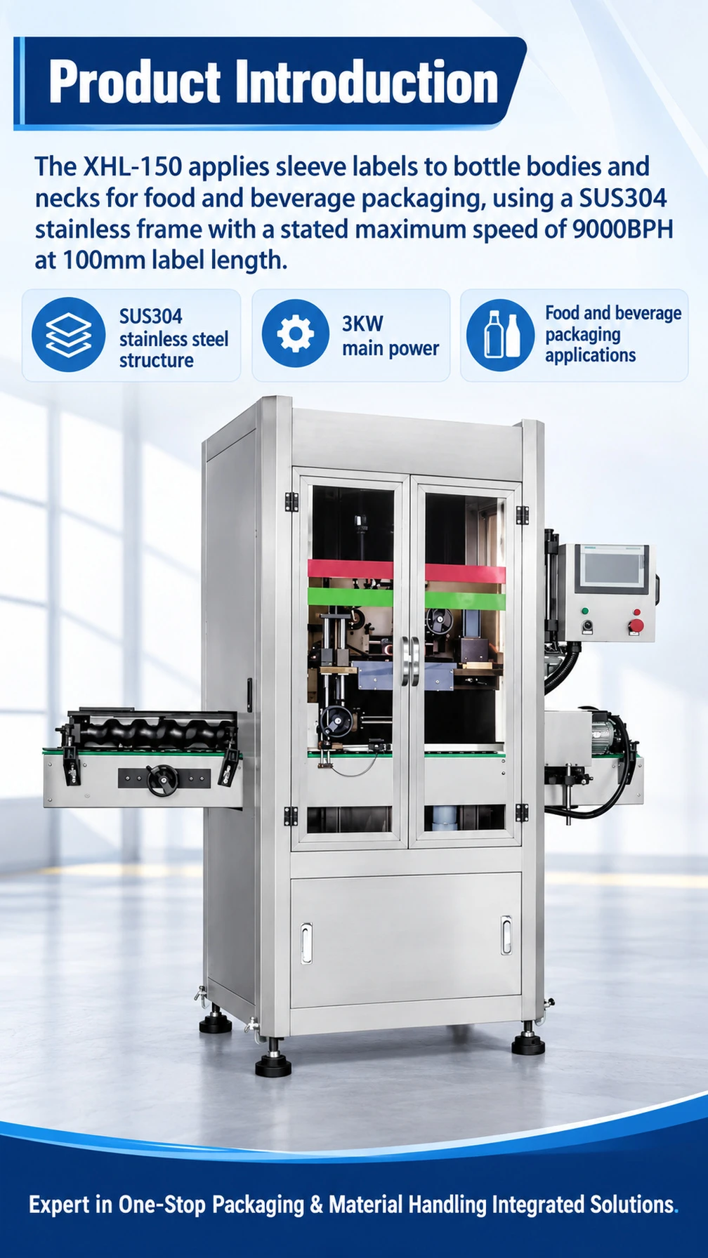 XHL-150 Automatic Shrink Sleeve Labeling Machine - Detail image 1