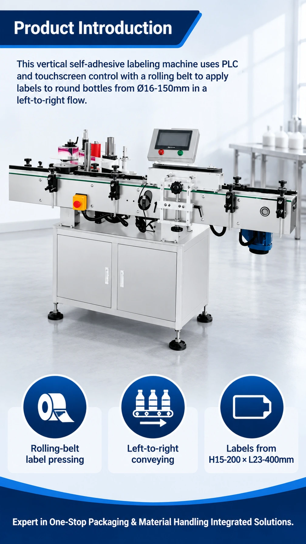 CF-02 Round Bottle Labeling Machine - Detail image 1