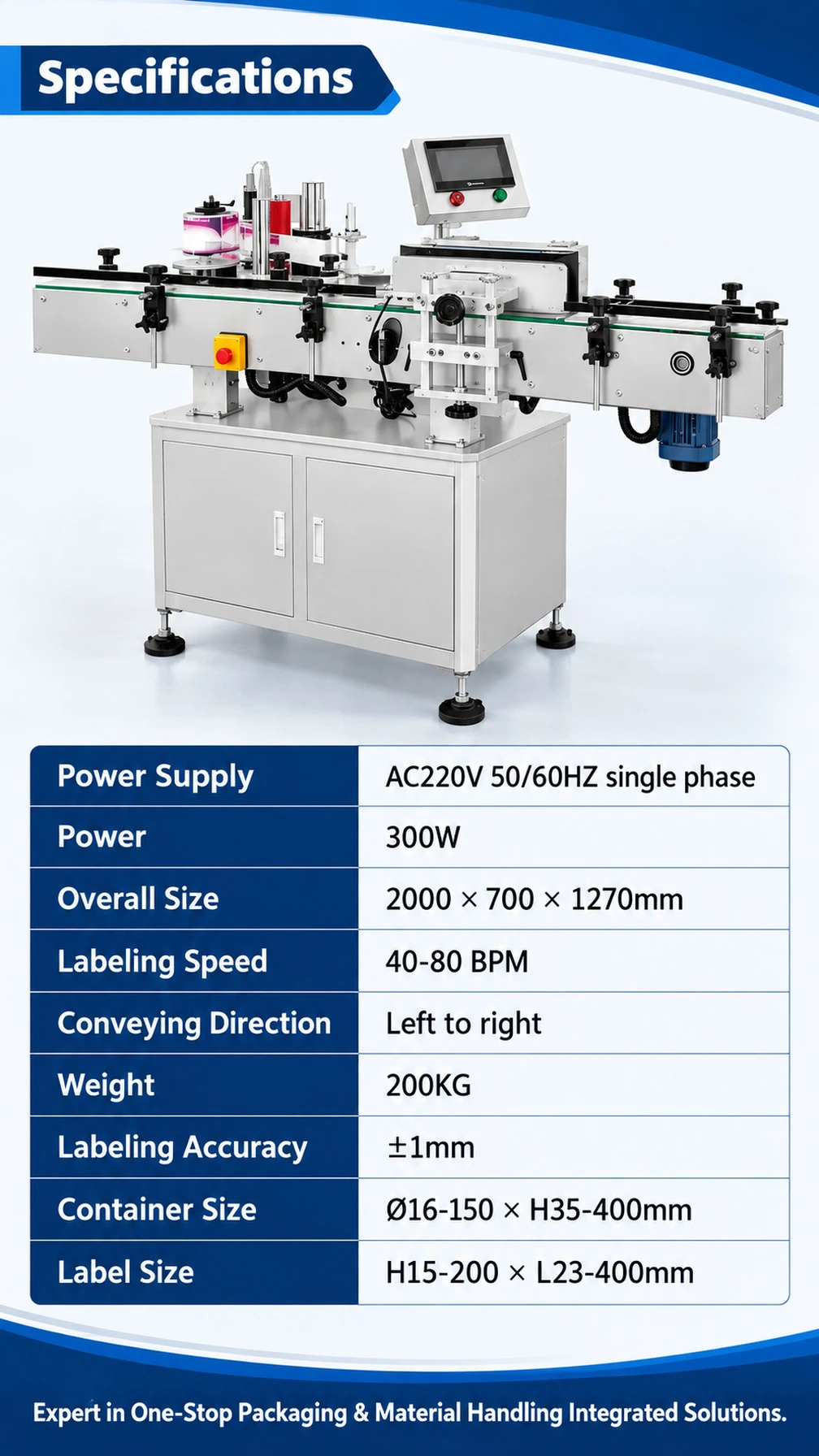CF-02 Round Bottle Labeling Machine - Detail image 4