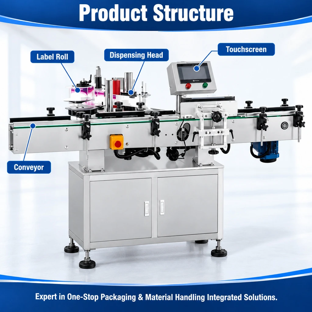 CF-02 Round Bottle Labeling Machine - Main image 3