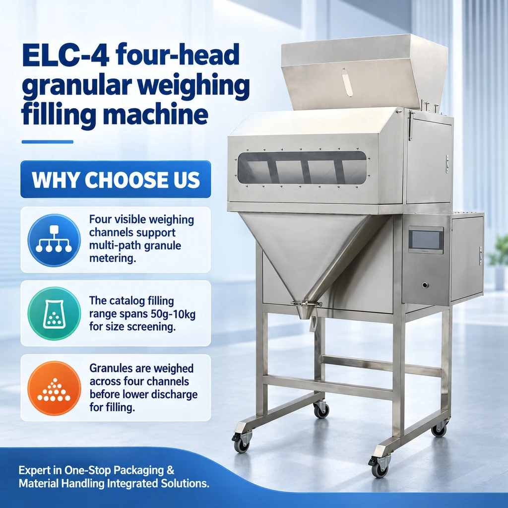 ELC-4 Four-Head Granule Weighing Filling Machine - Main image 4