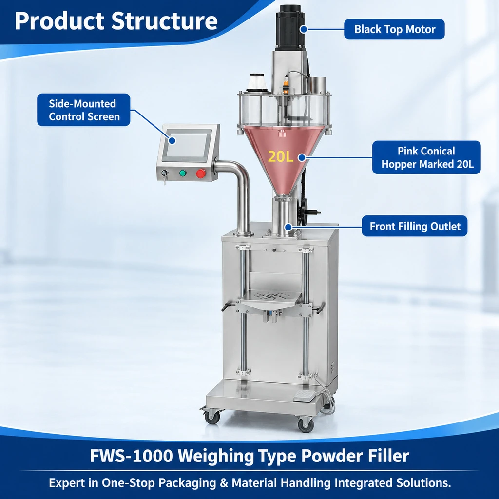 FWS-1000 Weighing Powder Filling Machine - Main image 3