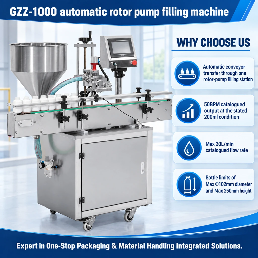 GZZ-1000 Automatic Rotor Pump Filling Machine - Main image 4