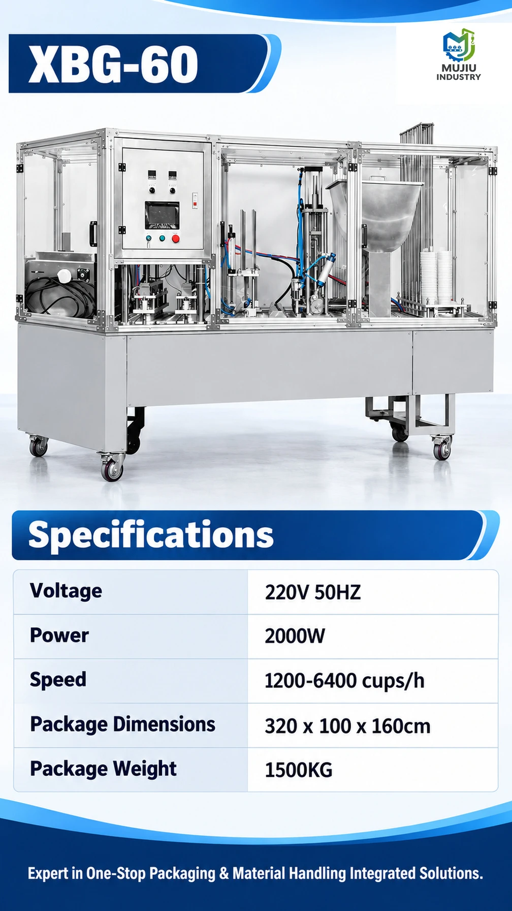 XBG-60 Linear Cup Filling and Sealing Machine - Detail image 4