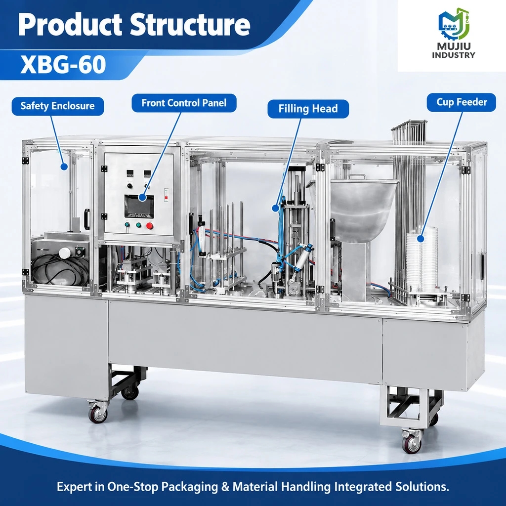 XBG-60 Linear Cup Filling and Sealing Machine - Main image 3