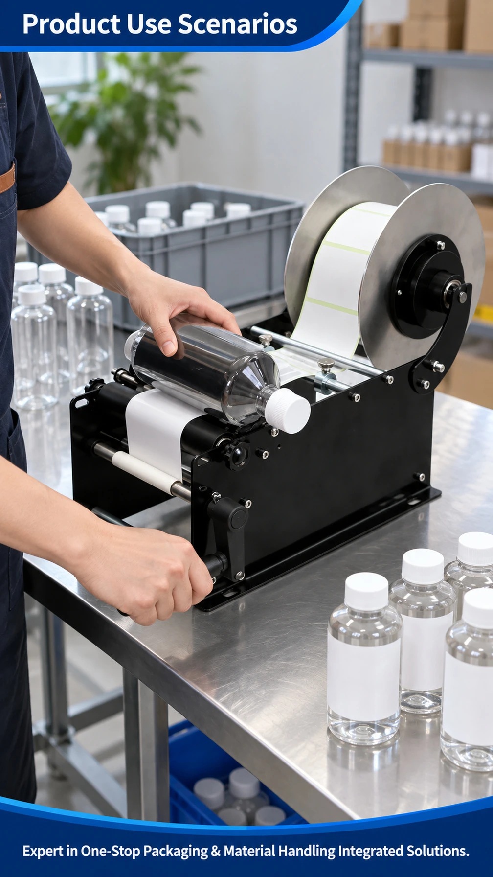 MT-30 Manual Round Bottle Labeling Machine - Detail image 5