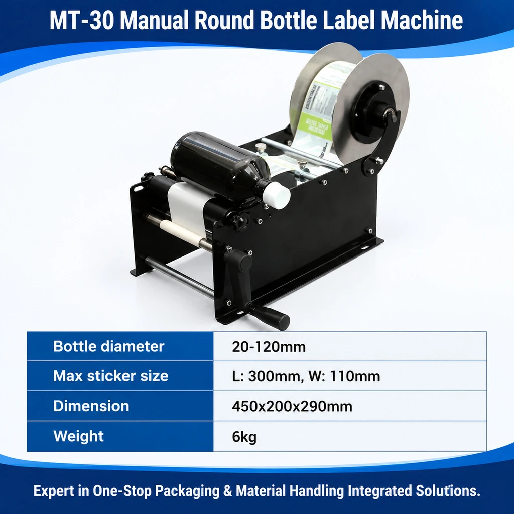 MT-30 Manual Round Bottle Labeling Machine - Main image 5
