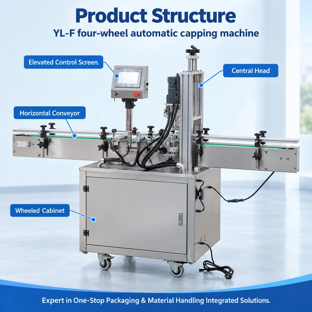 YL-F Automatic Four-Wheel Bottle Capping Machine - Main image 3