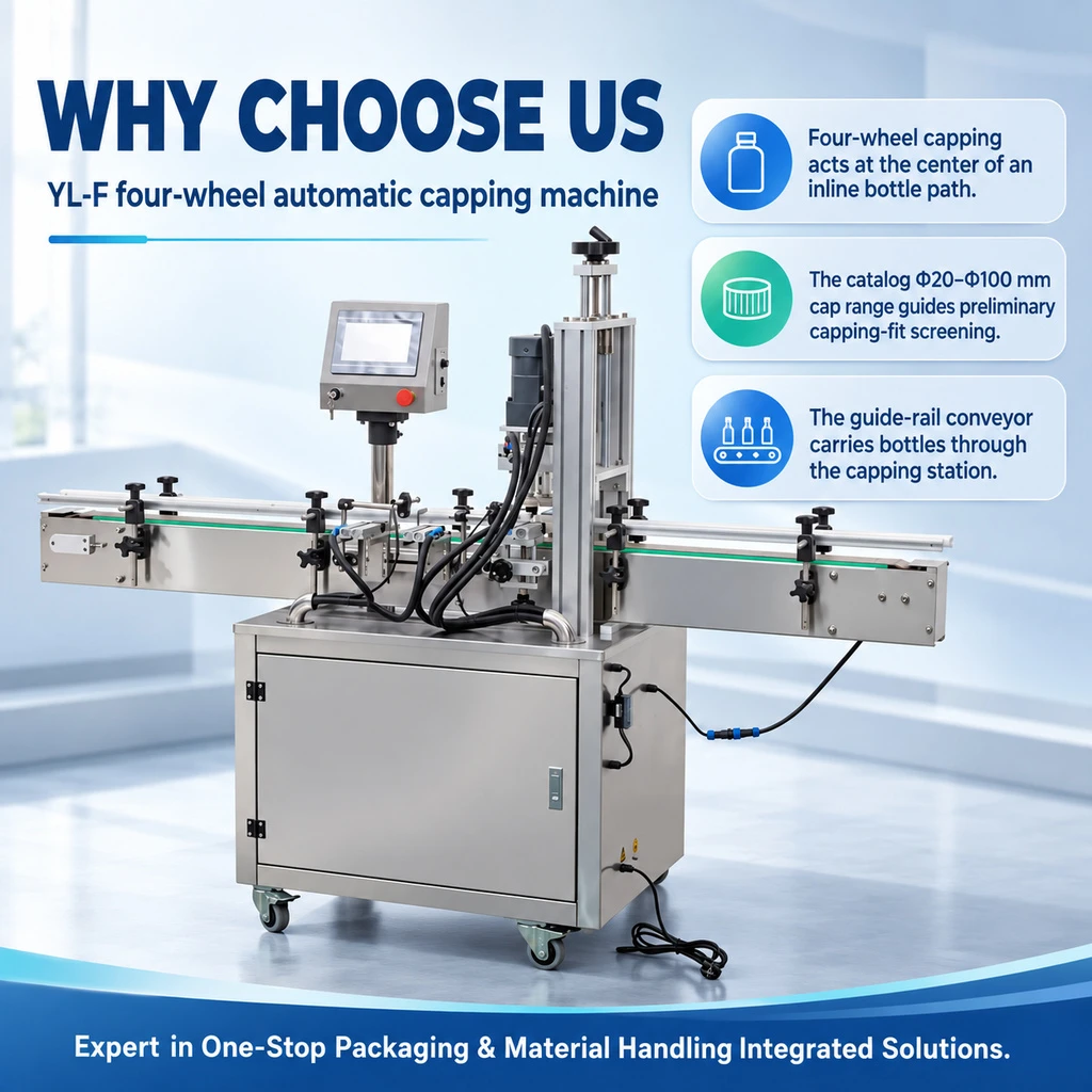 YL-F Automatic Four-Wheel Bottle Capping Machine - Main image 4