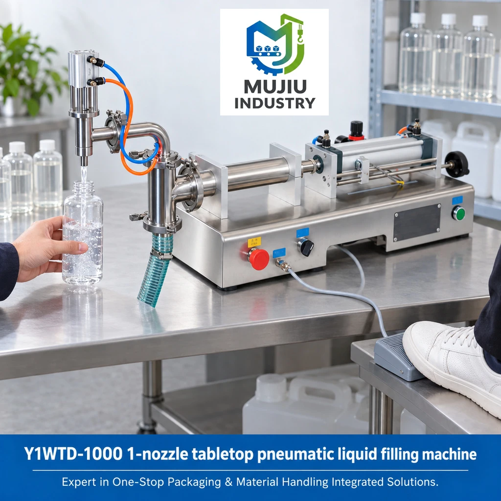Y1WTD-1000 Tabletop Pneumatic Liquid Filling Machine - Main image 6
