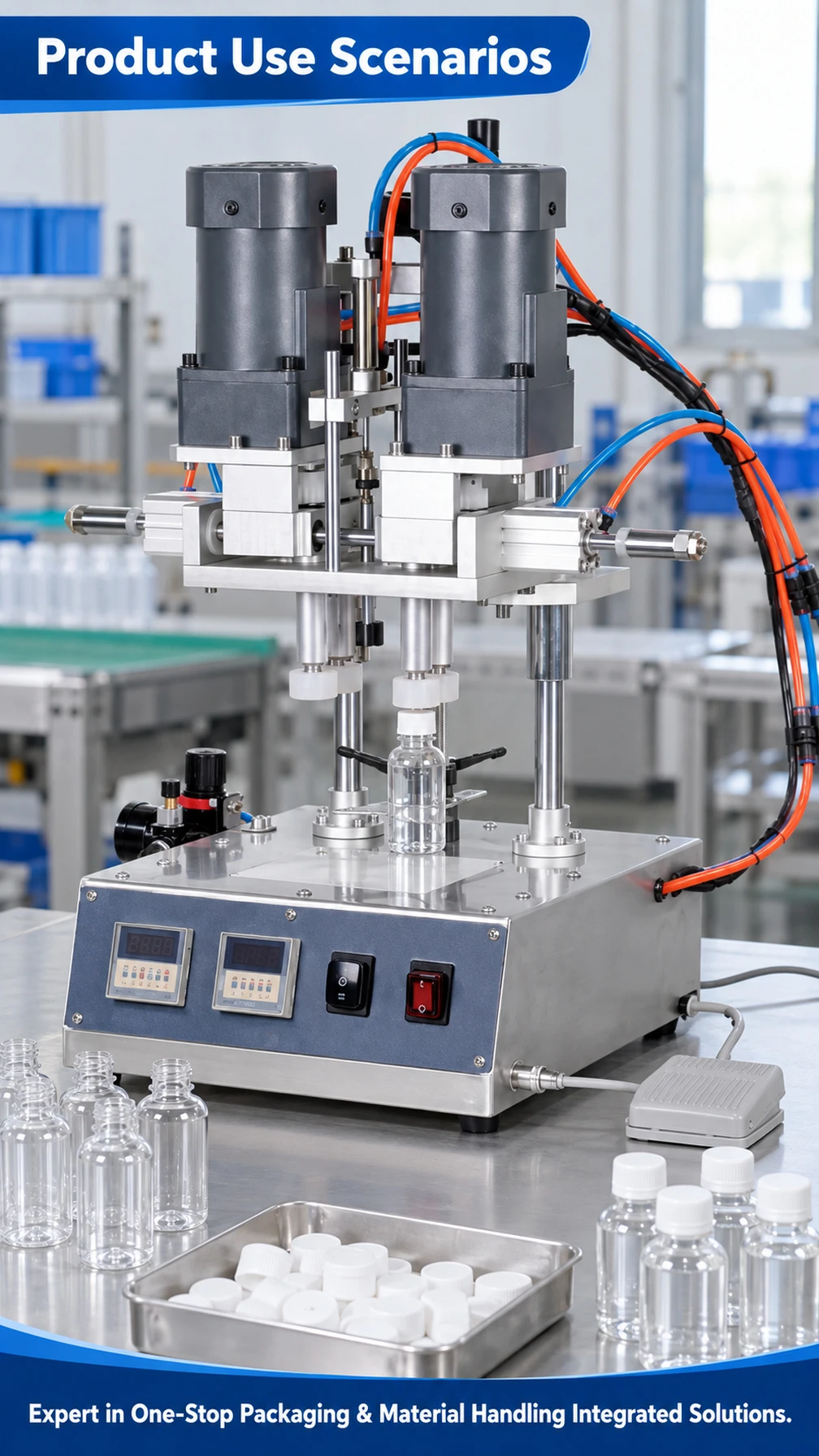 YL-P Tabletop Four-Wheel Bottle Capping Machine - Detail image 5