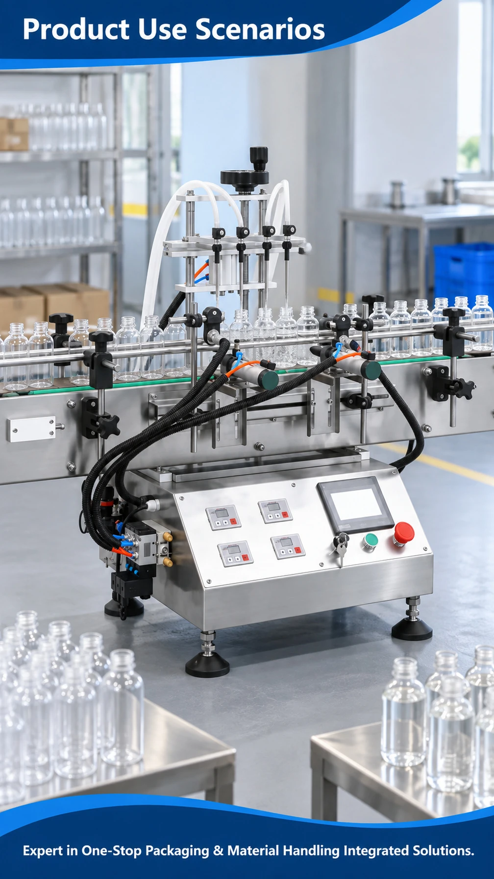 TF-4G Four-Head Liquid Bottle Filling Machine - Detail image 5