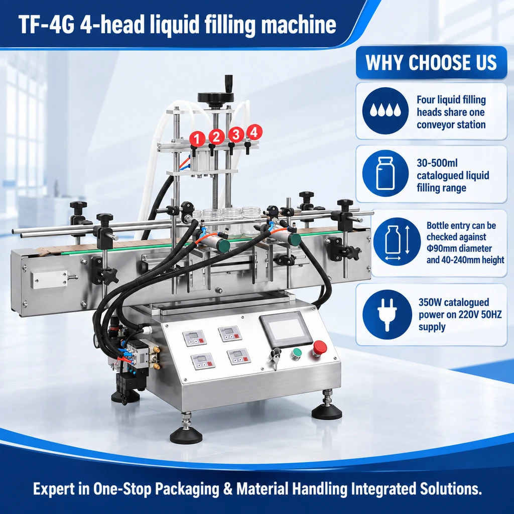 TF-4G Four-Head Liquid Bottle Filling Machine - Main image 4