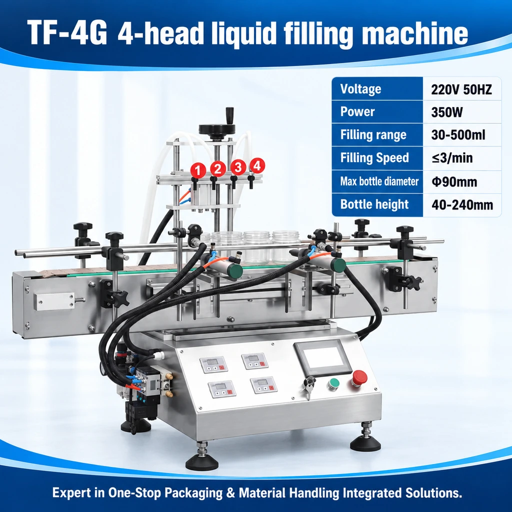 TF-4G Four-Head Liquid Bottle Filling Machine - Main image 5