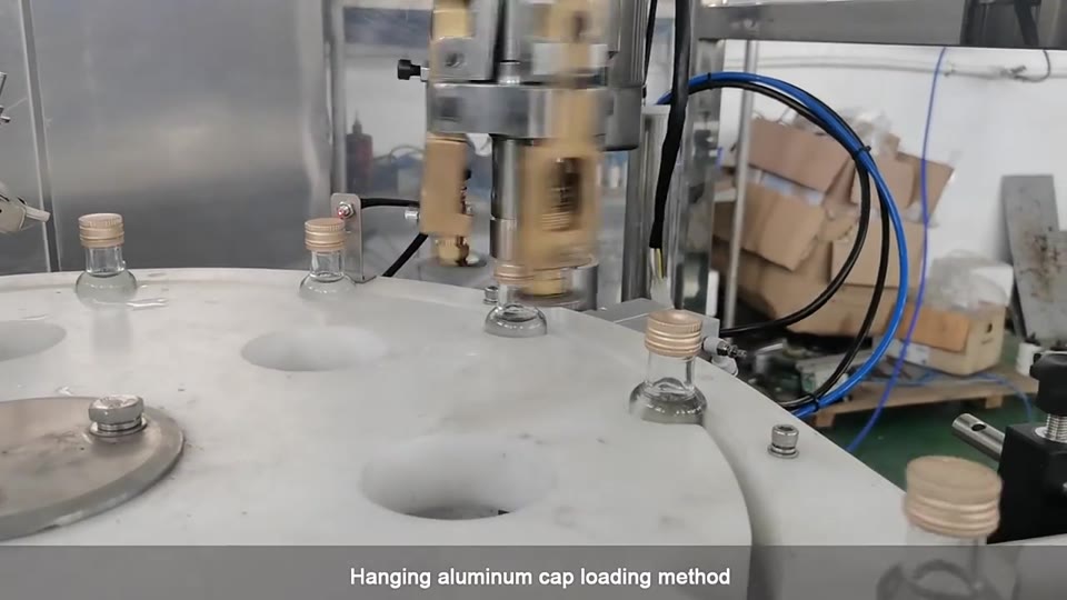 Rotary bottle filling and capping — V003