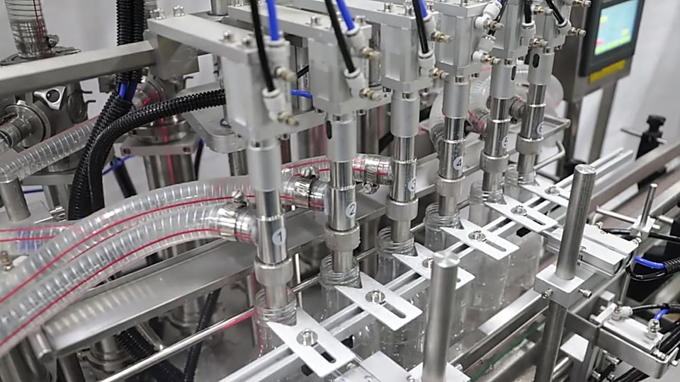 Multi-nozzle bottle filling — V054